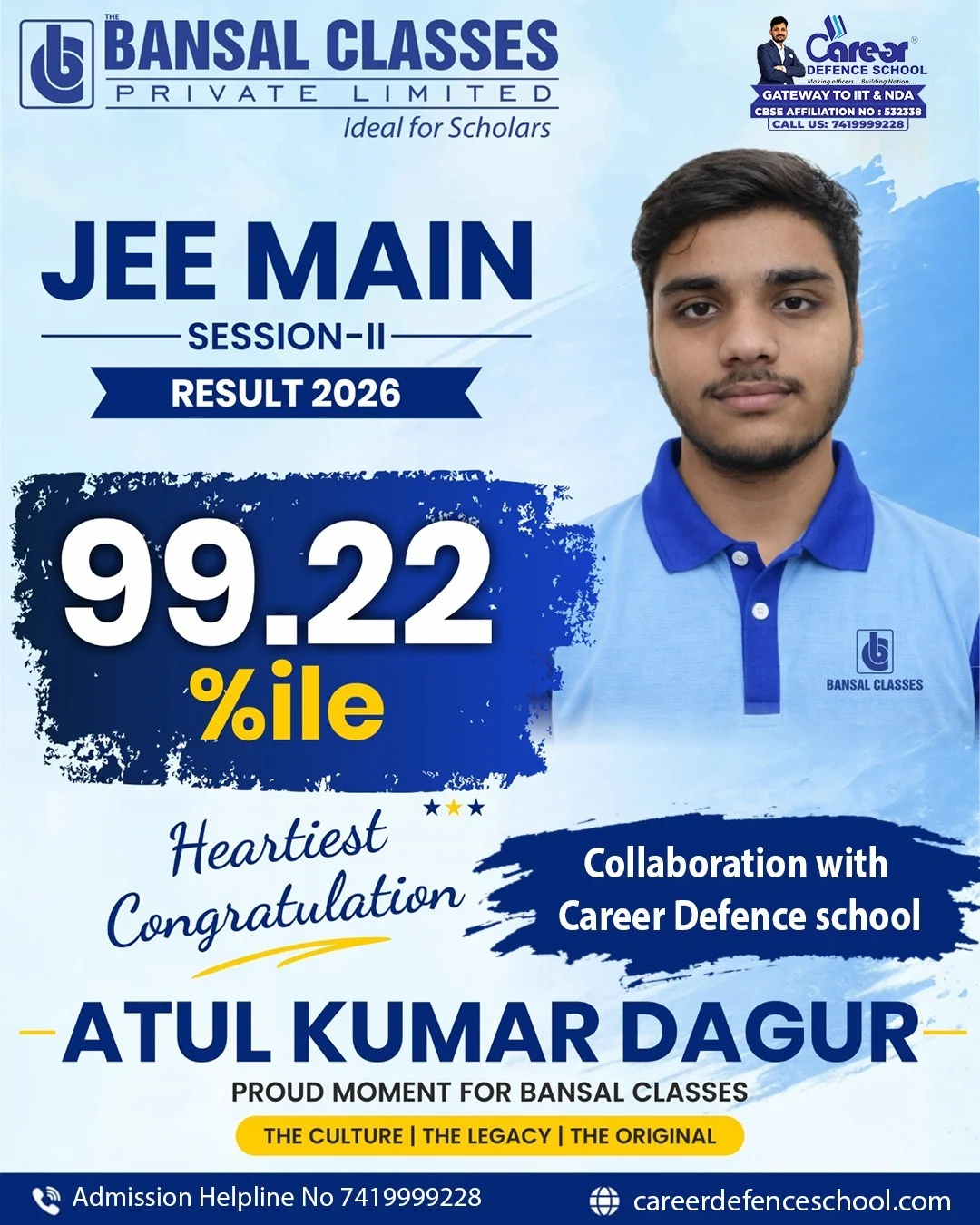 JEE Selected Student